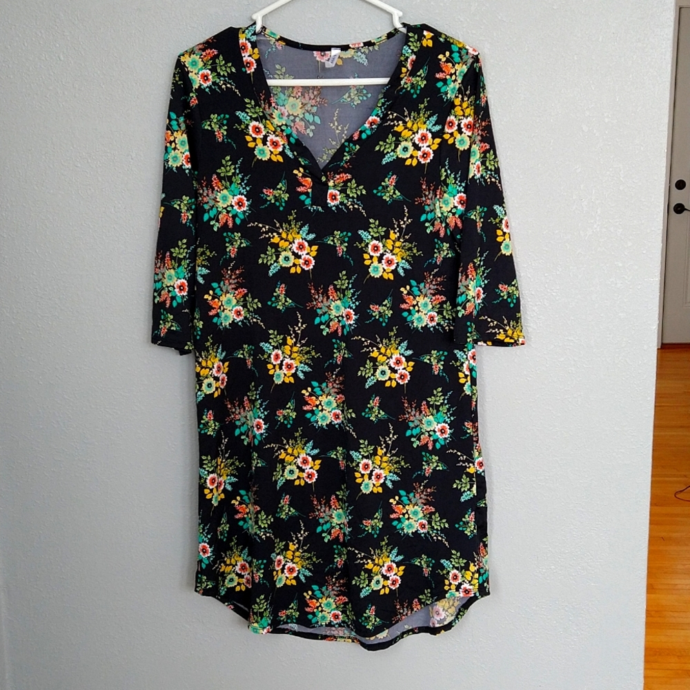 Piphany floral 1/2 sleeve dress